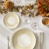 Assiette coupe plate rond blanc porcelaine Ø 26 cm  Couronne - DEGRENNE
