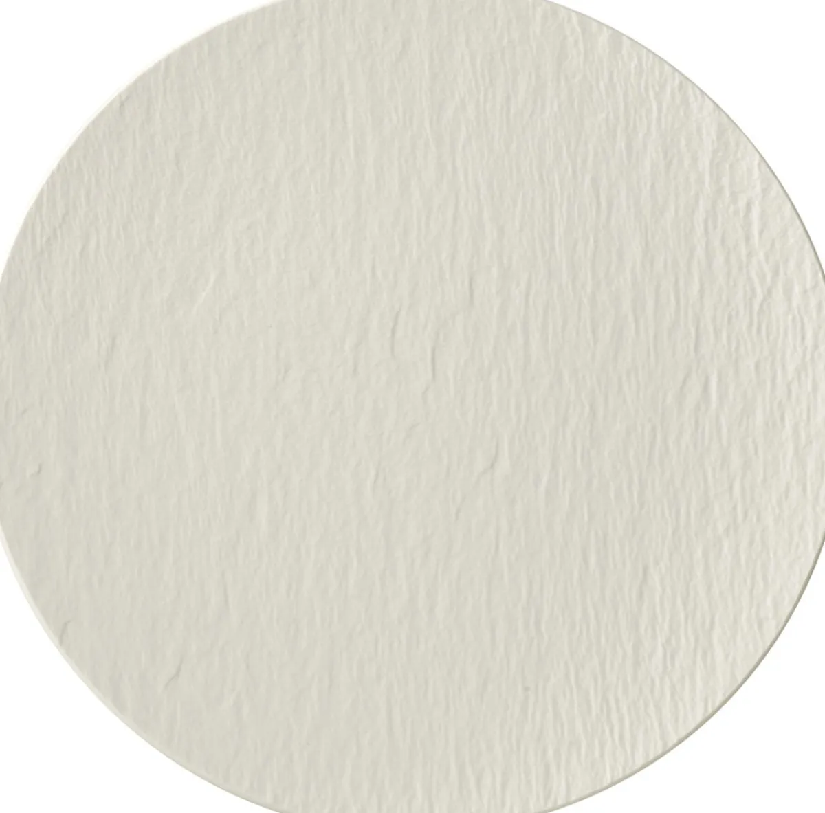 VILLEROY & BOCH Assiette coupe plate rond blanc porcelaine Ø 29 cm The Rock Outlet