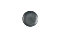 Assiette coupe plate rond bleu porcelaine vitrifiée Ø 16,5 cm Astro - CHURCHILL Discount