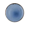 DUDSON Assiette coupe plate rond bleu indigo porcelaine vitrifiée Ø 26 cm Harvest Discount