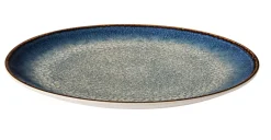 ACCOLADE Assiette coupe plate rond bleu foncé porcelaine Ø 27 cm Seablue Discount