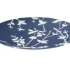Assiette coupe plate rond bleu porcelaine Ø 26 cm Flora - ESSENTIALS COLLECTION Best