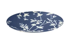 Assiette coupe plate rond bleu porcelaine Ø 26 cm Flora - ESSENTIALS COLLECTION Best