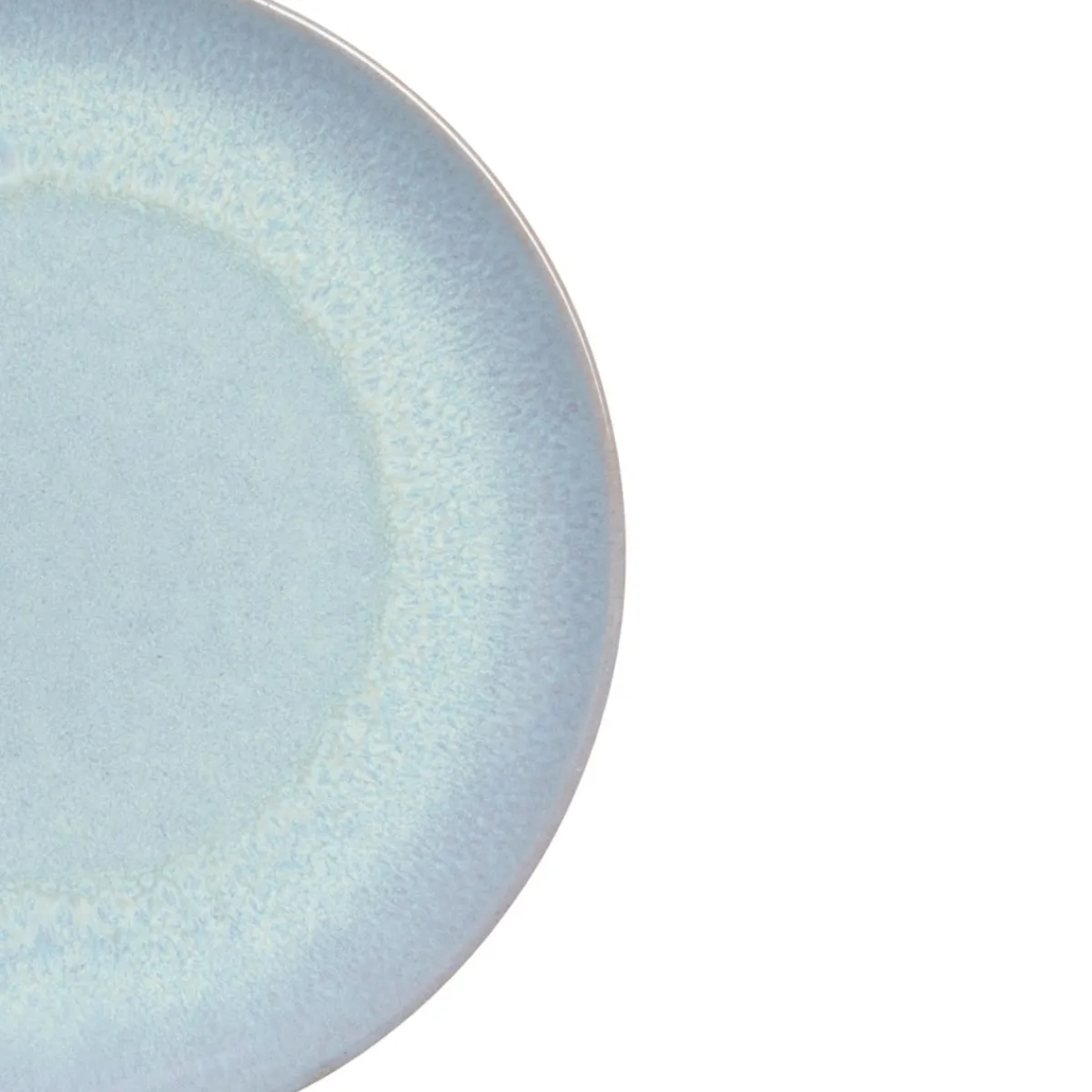 ACCOLADE Assiette coupe plate rond bleu porcelaine Ø 27 cm Azure Sale