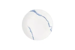 CHURCHILL Assiette coupe plate rond bleu porcelaine vitrifiée Ø 21,7 cm Inked Tide Accents Best