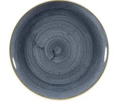 CHURCHILL Assiette coupe plate rond blueberry porcelaine vitrifiée Ø 27 cm Evolve Stonecast Clearance