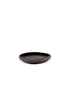 SERAX Assiette coupe plate rond ébène grès émaillé Ø 18 cm La Mère Best