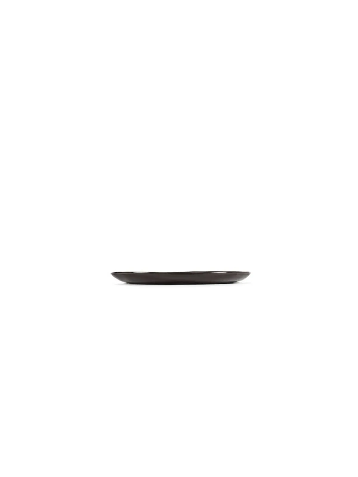 Assiette coupe plate rond ébène grès émaillé Ø 14,5 cm La Mère - SERAX Best