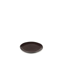 Assiette coupe plate rond ébène grès émaillé Ø 14,5 cm La Mère - SERAX Best