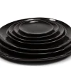 Assiette coupe plate rond ébène grès émaillé Ø 20 cm La Mère - SERAX Hot