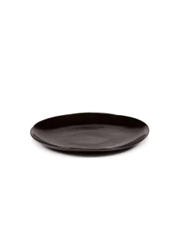 SERAX Assiette coupe plate rond ébène grès émaillé Ø 27 cm La Mère Best