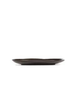 SERAX Assiette coupe plate rond ébène grès émaillé Ø 27 cm La Mère Best