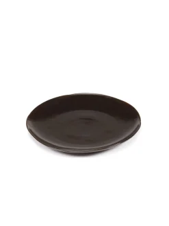 SERAX Assiette coupe plate rond ébène grès émaillé Ø 27 cm La Mère Best