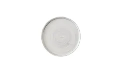 Assiette coupe plate rond Canvas grey porcelaine vitrifiée Ø 21 cm Stonecast Canvas - CHURCHILL Outlet