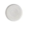 Assiette coupe plate rond Canvas grey porcelaine vitrifiée Ø 26 cm Stonecast Canvas - CHURCHILL