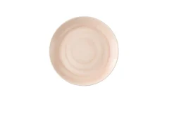 Assiette coupe plate rond Canvas Coral porcelaine vitrifiée Ø 26 cm Stonecast Canvas - CHURCHILL Clearance
