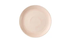 Assiette coupe plate rond Canvas Coral porcelaine vitrifiée Ø 28,8 cm Stonecast Canvas - CHURCHILL Best