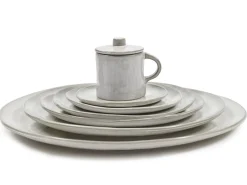 SERAX Assiette coupe plate rond écru grès émaillé Ø 30,5 cm La Mère Clearance