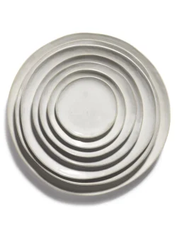 Assiette coupe plate rond écru grès émaillé Ø 11,5 cm La Mère - SERAX Sale