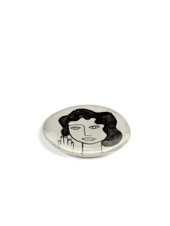Assiette coupe plate rond écru grès émaillé Ø 20 cm La Mère - SERAX Best