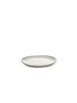 SERAX Assiette coupe plate rond écru grès émaillé Ø 18 cm La Mère Hot