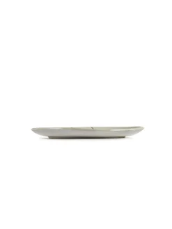 SERAX Assiette coupe plate rond écru grès émaillé Ø 25 cm La Mère Outlet