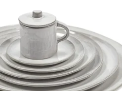 SERAX Assiette coupe plate rond écru grès émaillé Ø 27 cm La Mère Best