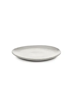 SERAX Assiette coupe plate rond écru grès émaillé Ø 27 cm La Mère Best