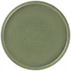 RAK Assiette coupe plate rond Dark Green porcelaine vitrifiée Ø 27,5 cm Selva Outlet