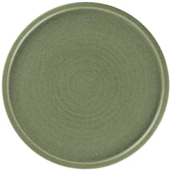 RAK Assiette coupe plate rond Dark Green porcelaine vitrifiée Ø 27,5 cm Selva Outlet