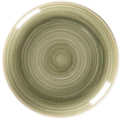 Assiette coupe plate rond Emerald porcelaine vitrifiée Ø 17,9 cm stone Spot - RAK Outlet