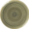 Assiette coupe plate rond Emerald porcelaine vitrifiée Ø 30,7 cm stone Spot - RAK Outlet