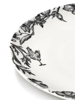SERAX Assiette coupe plate rond ENCHANTED GARDEN porcelaine Ø 27 cm Unity