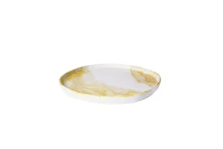 CHURCHILL Assiette coupe plate rond Gold porcelaine vitrifiée Ø 21 cm Tide Sale