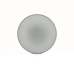 REVOL Assiette coupe plate rond gris porcelaine culinaire Ø 21,5 cm Equinoxe Outlet