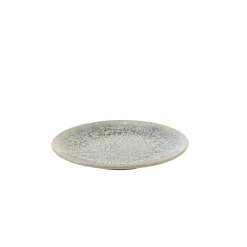 Assiette coupe plate rond gris grès émaillé Ø 21 cm Tropic - ACCOLADE Outlet