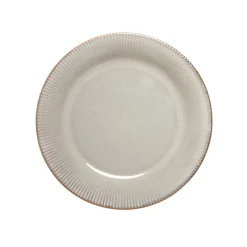 PRO.MUNDI Assiette coupe plate rond gris bleu porcelaine Ø 28,5 cm Serena Sale