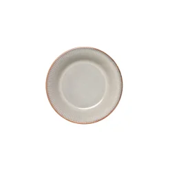 PRO.MUNDI Assiette coupe plate rond gris bleu porcelaine Ø 18,5 cm Serena
