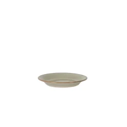 PRO.MUNDI Assiette coupe plate rond gris bleu porcelaine Ø 18,5 cm Serena