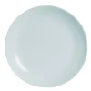 LUMINARC Assiette coupe plate rond gris verre opal Ø 19 cm Diwali Online