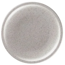 Assiette coupe plate rond gris porcelaine vitrifiée Ø 16,2 cm stone Ease - RAK Outlet
