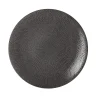 MEDARD DE NOBLAT Assiette coupe plate rond gris grès émaillé Ø 27,5 cm Stone New