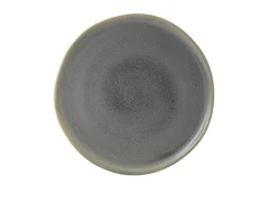 DUDSON Assiette coupe plate rond gris porcelaine Ø 32 cm Evo Granite Clearance