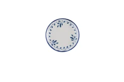 DUDSON Assiette coupe plate rond Ink porcelaine vitrifiée Ø 16 cm Harvest Mediterranean Online