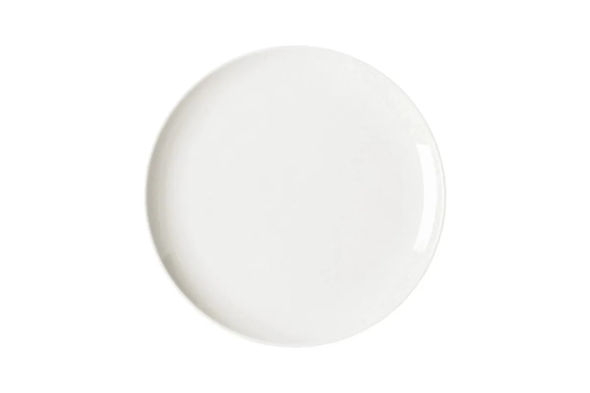 RAK Assiette coupe plate rond ivoire porcelaine vitrifiée Ø 24 cm Nano