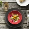 MEDARD DE NOBLAT Assiette coupe plate rond ivoire grès émaillé Ø 27,5 cm Stone