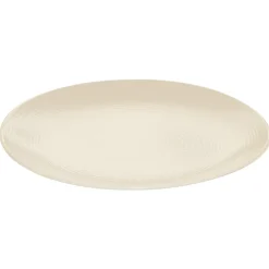 Assiette coupe plate rond kaolin grès émaillé Ø 21 cm Modulo Nature - DEGRENNE Hot