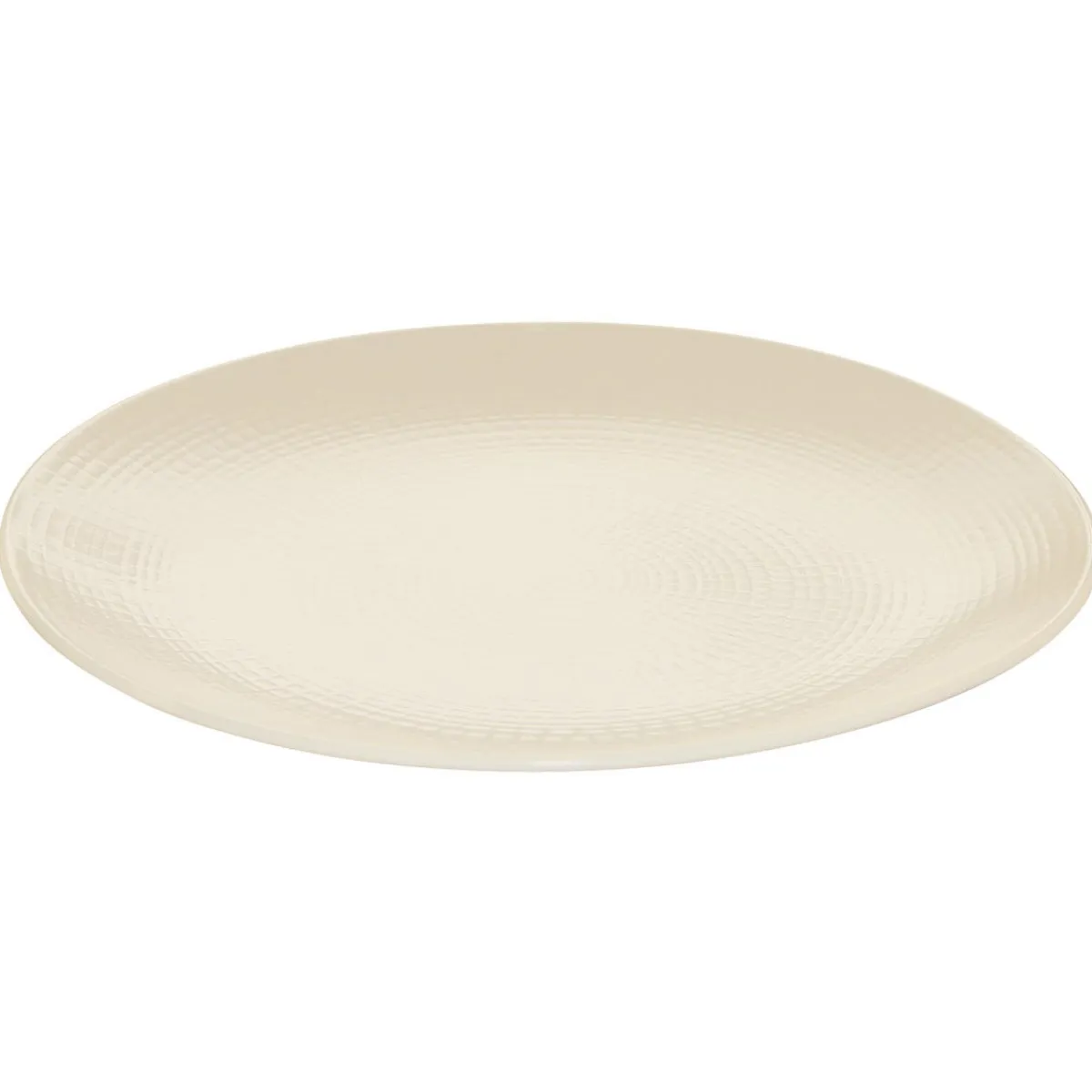 Assiette coupe plate rond kaolin grès émaillé Ø 21 cm Modulo Nature - DEGRENNE Hot