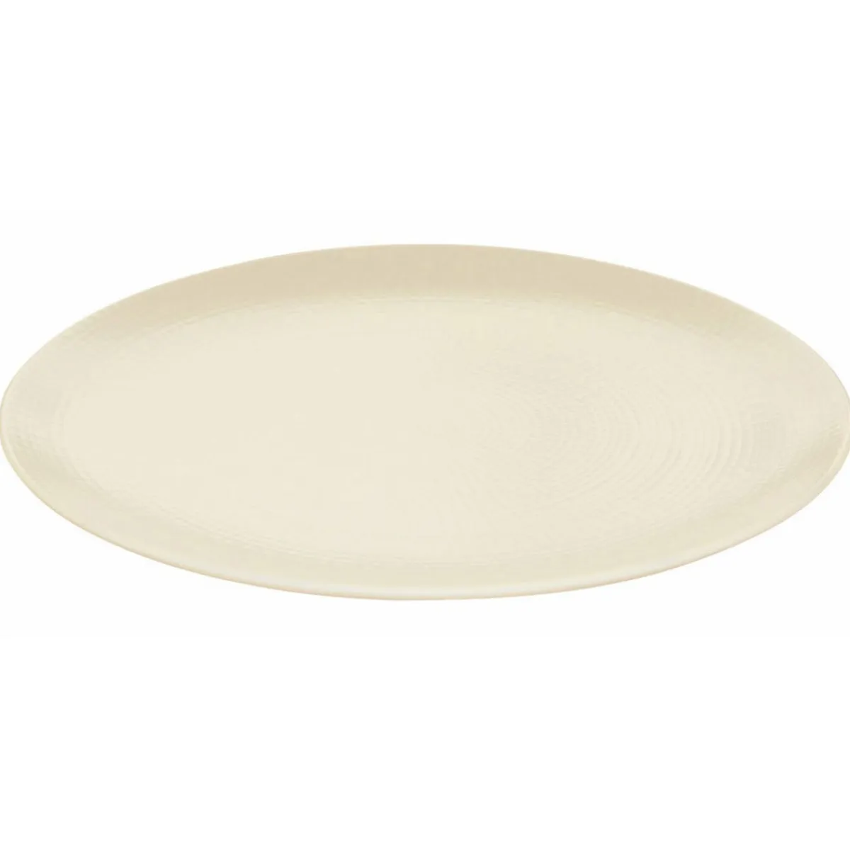 DEGRENNE Assiette coupe plate rond kaolin grès émaillé Ø 28 cm Modulo Nature New