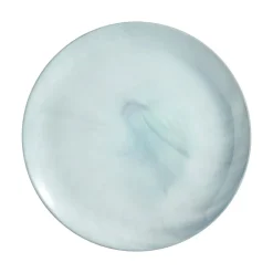 Assiette coupe plate rond marbre gris verre opal Ø 25 cm Diwali - LUMINARC Clearance